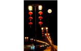張家界市區(qū)觀(guān)音橋夜景
